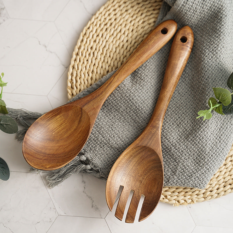 Wooden Spoon And Fork