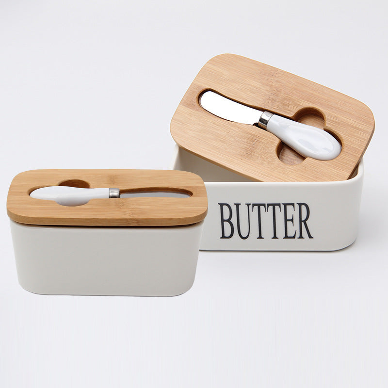 Ceramic Butter Seal Box