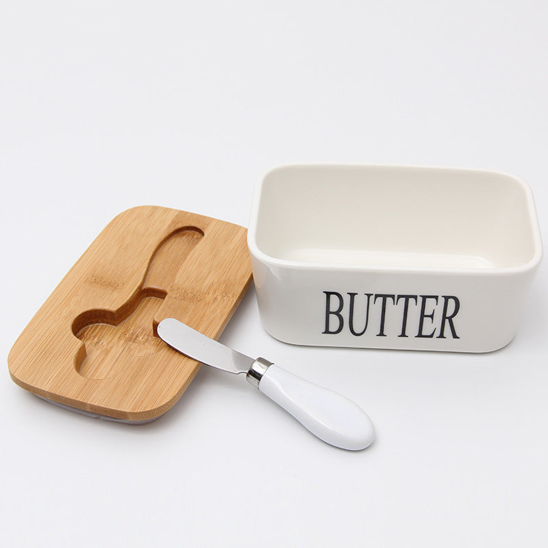 Ceramic Butter Seal Box