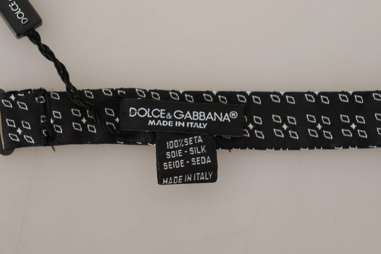 Dolce & Gabbana Elegant Polka Dot Silk Bow Tie