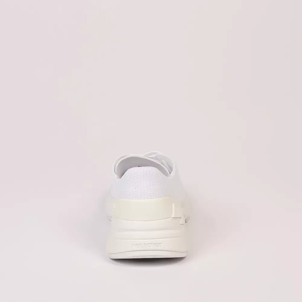 Neil Barrett White Textile Men Sneaker