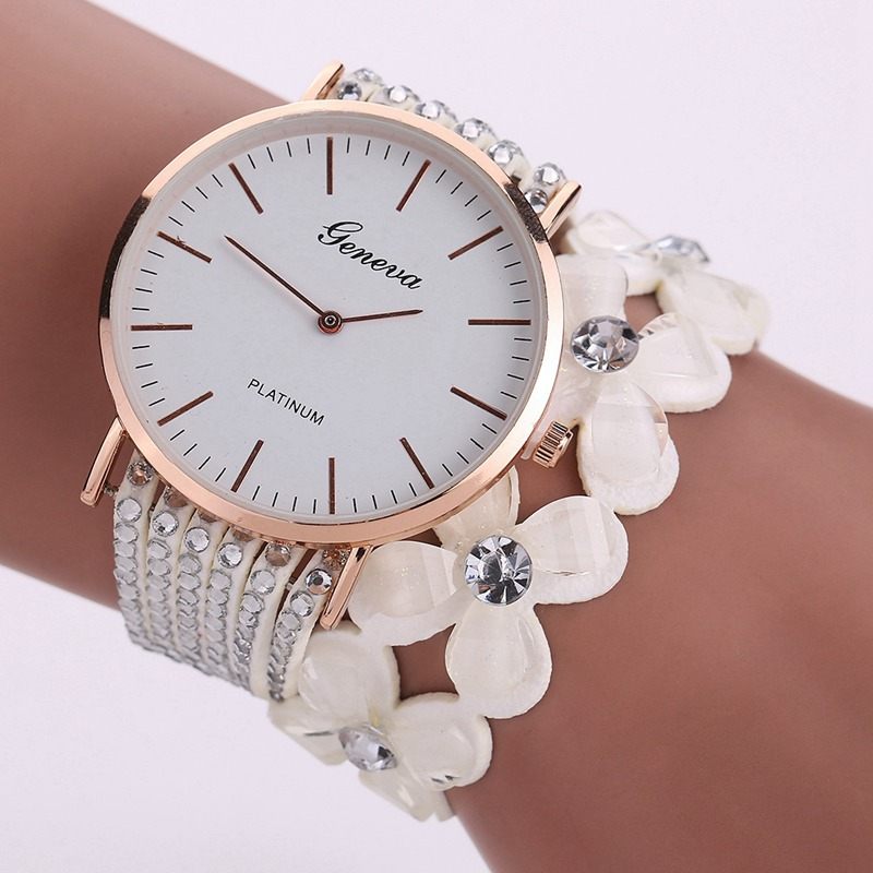 Women's Quartz Crystal and Diamond Watches