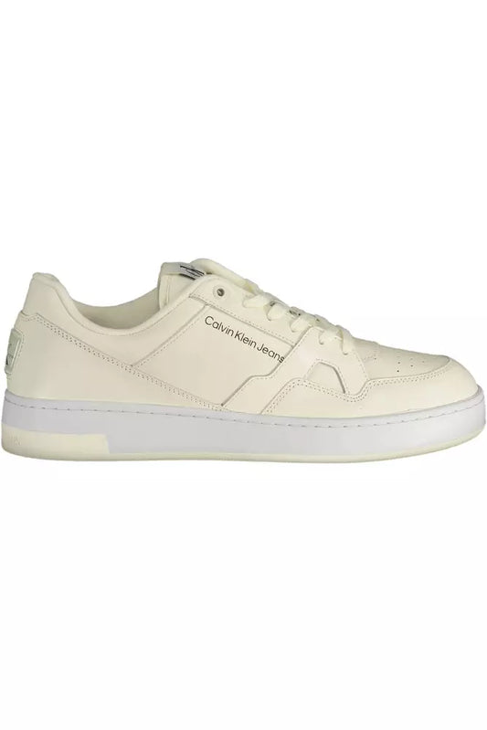 Calvin Klein White Leather Men Sneaker