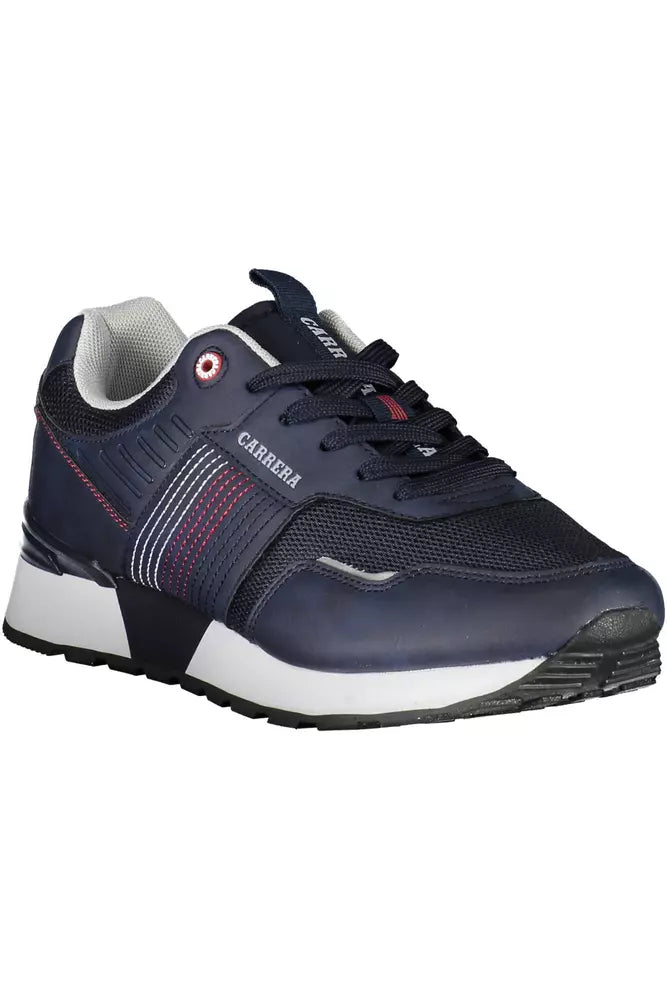 Carrera Blue Eco Leather Men Sneaker