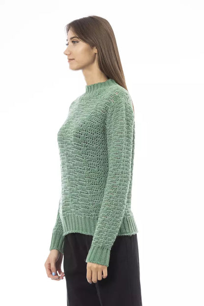 Alpha Studio Green Polyamide Women Sweater