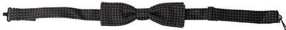 Dolce & Gabbana Elegant Silk Black Bow Tie