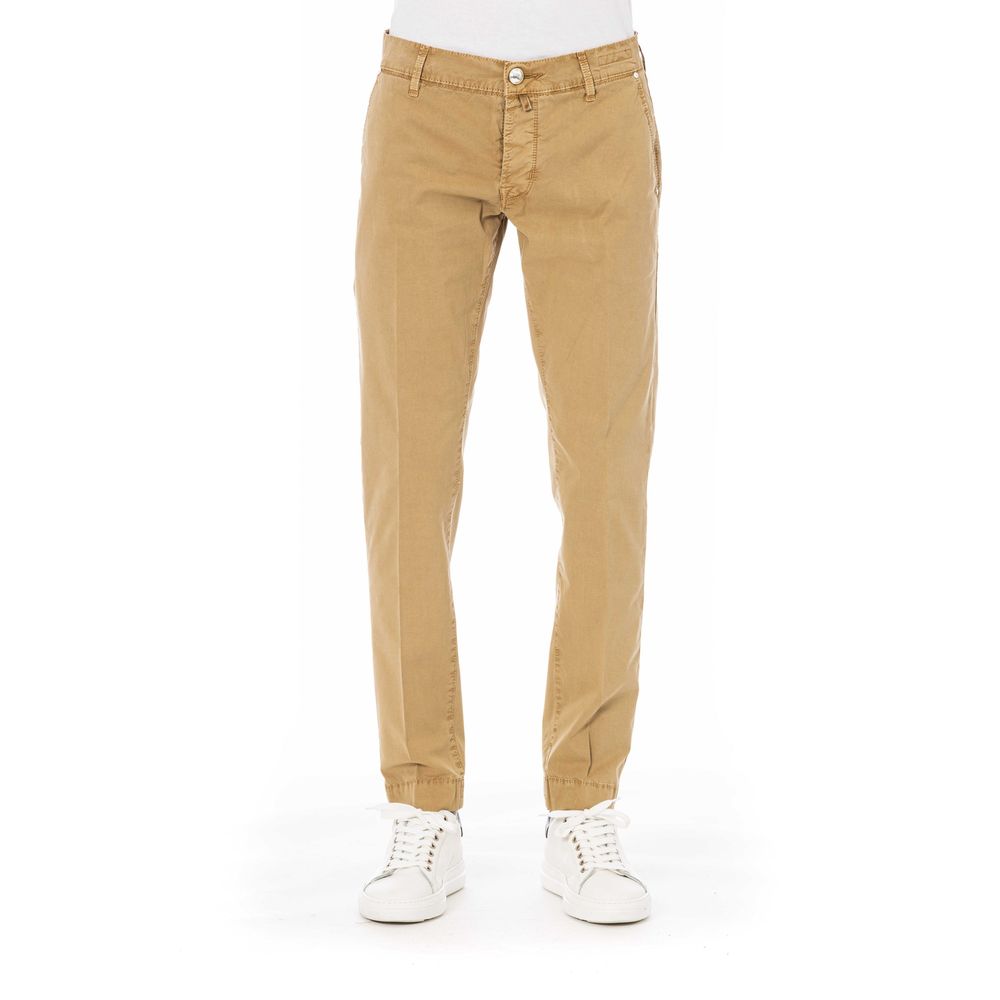 Jacob Cohen Beige Cotton Men Pants