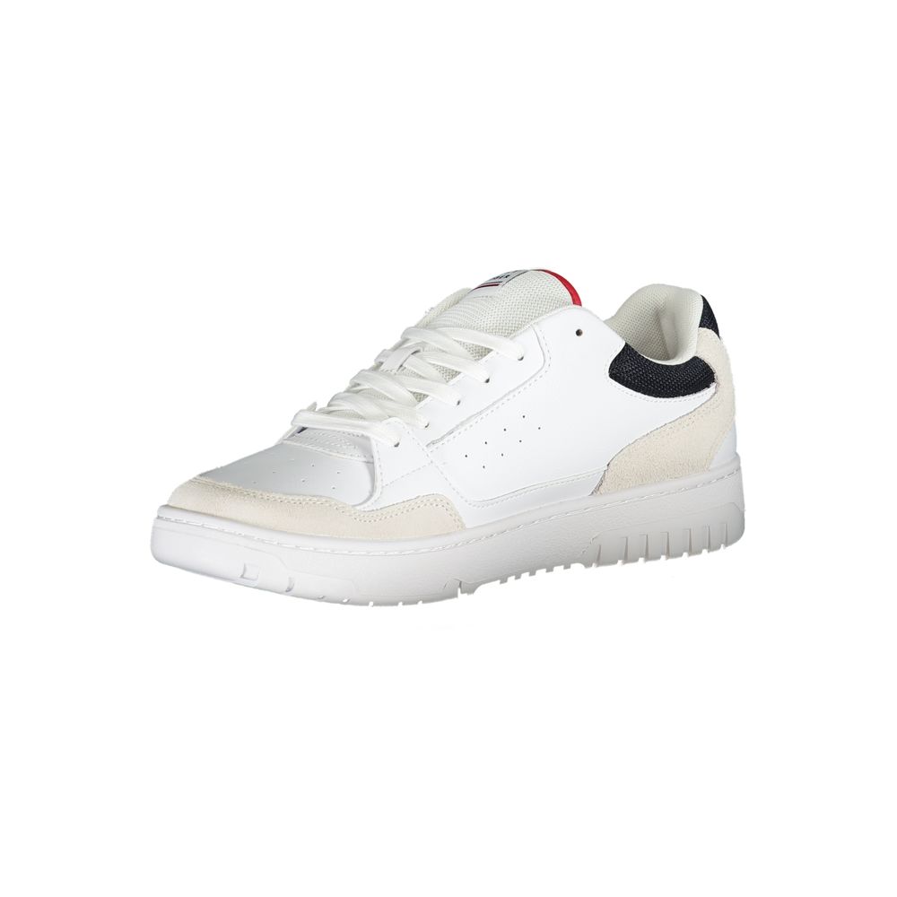 Tommy Hilfiger White Polyethylene Men Sneaker