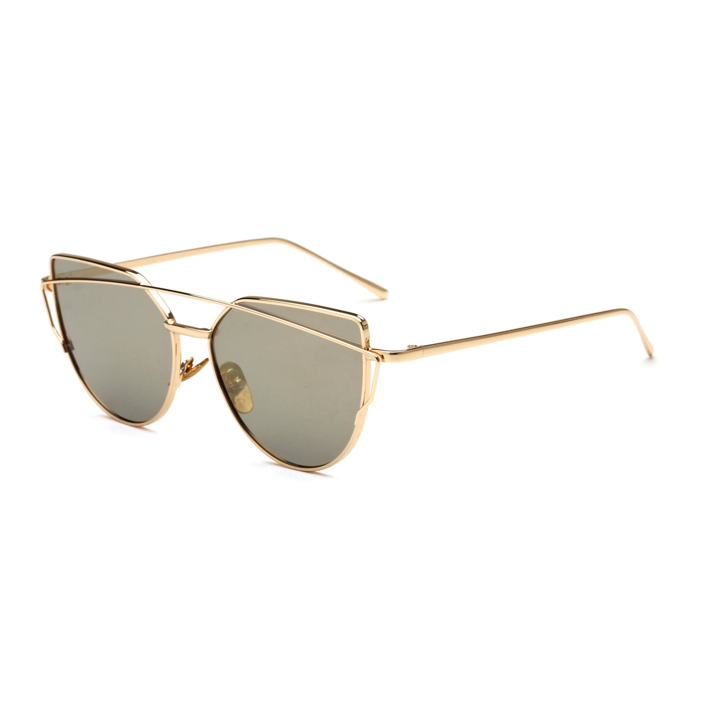 Vintage Gold Sunglasses for Women