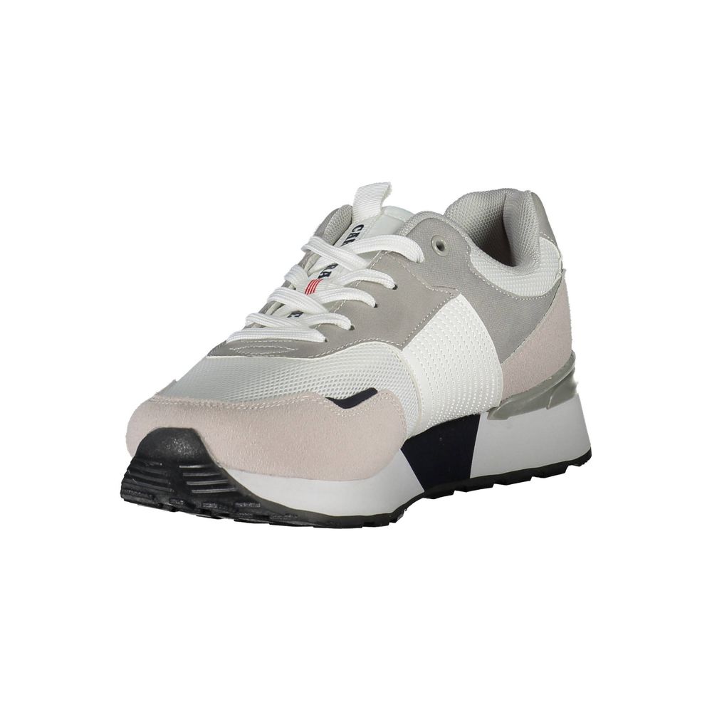 Carrera Sleek White Sneakers with Contrast Details