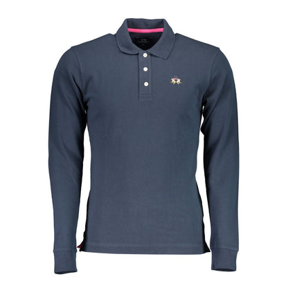 La Martina Elegant Long-Sleeved Slim Fit Polo Shirt