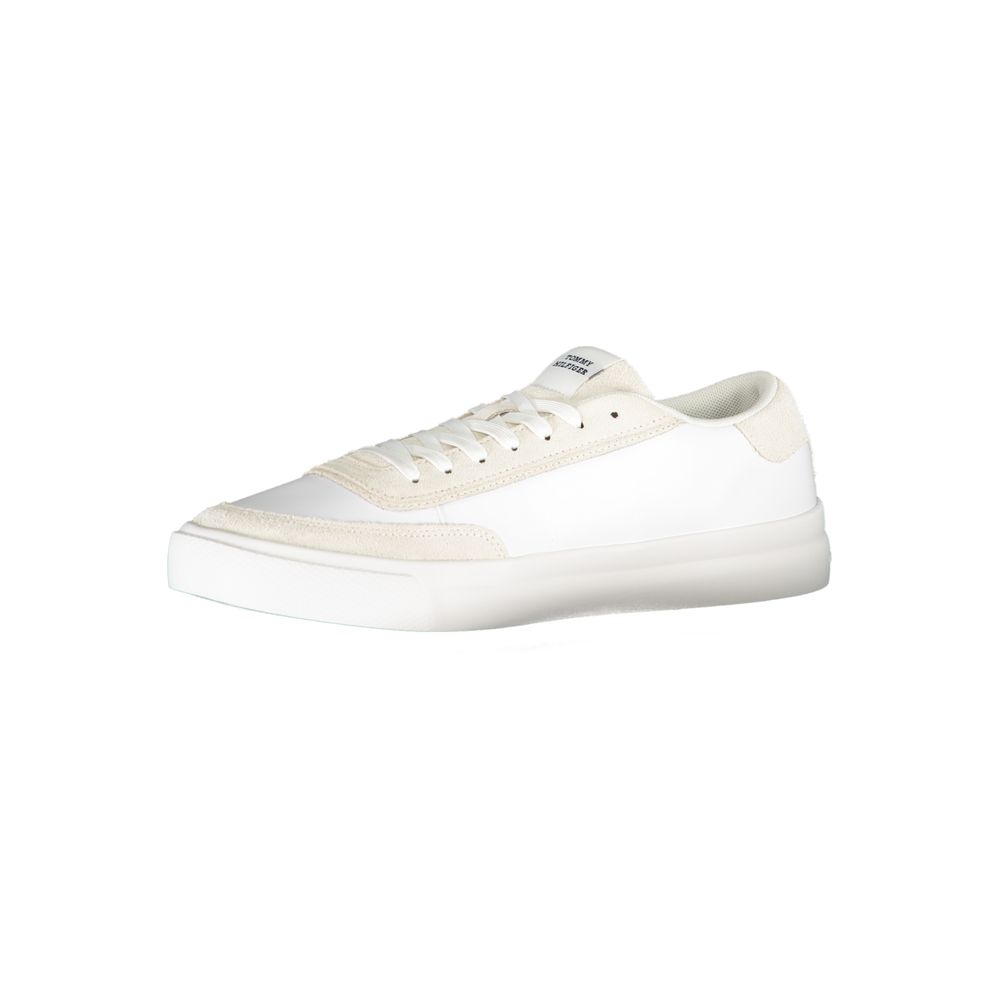 Tommy Hilfiger White Polyester Sneaker