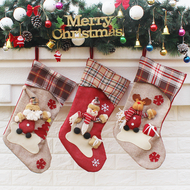 Christmas decorations, Santa socks,