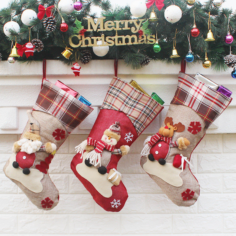 Christmas decorations, Santa socks,