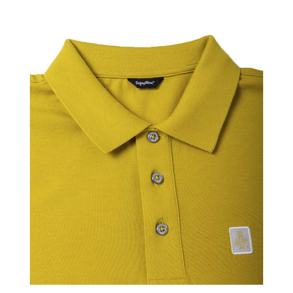 Refrigiwear Yellow Cotton Men Polo