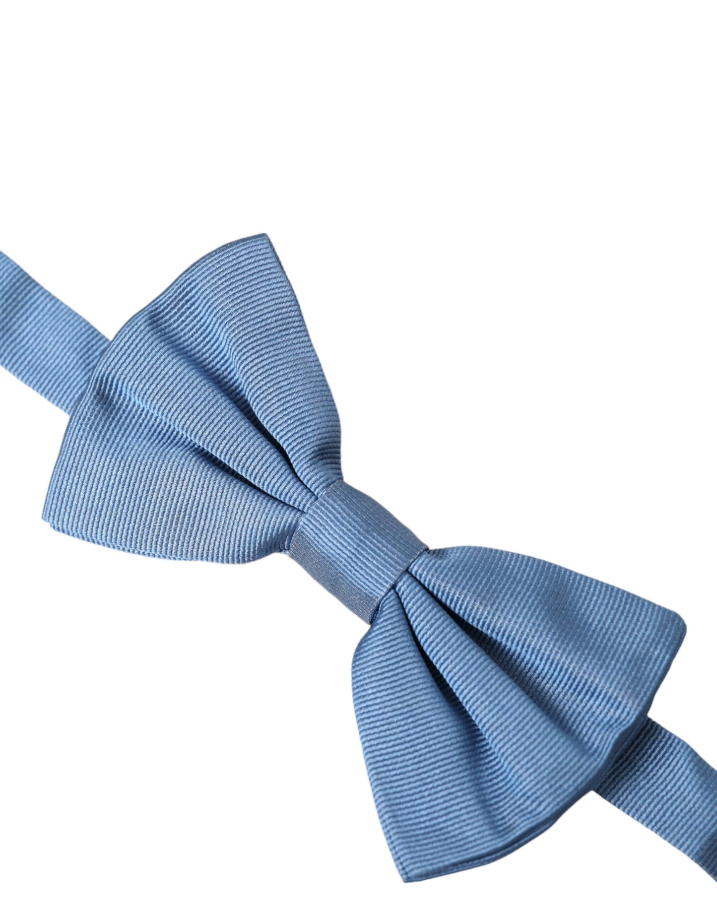 Dolce & Gabbana Blue Silk Adjustable Neck Men Bow Tie