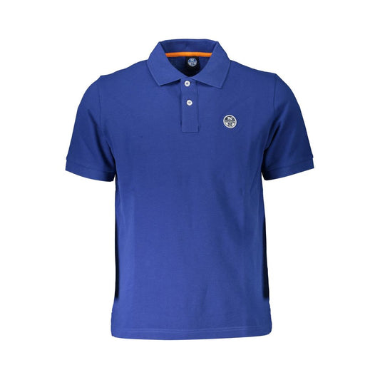 North Sails Blue Cotton Men Polo