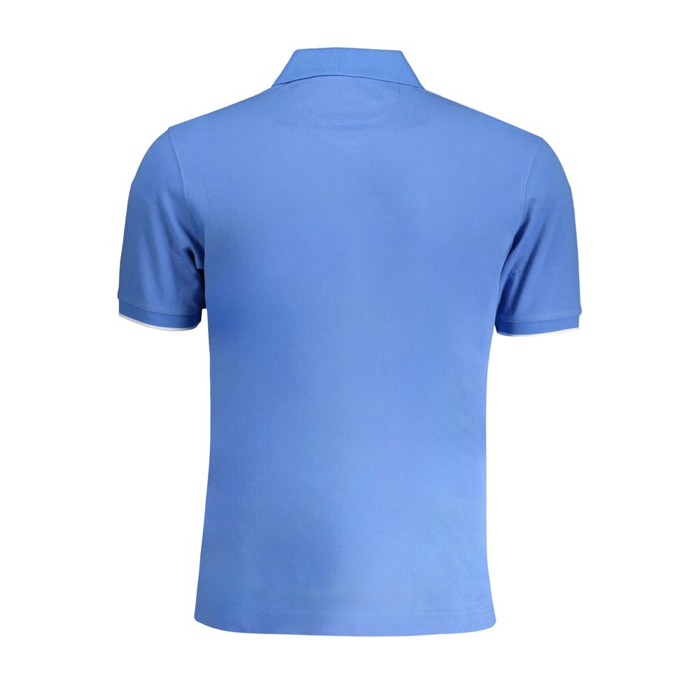 La Martina Light Blue Cotton Polo Shirt