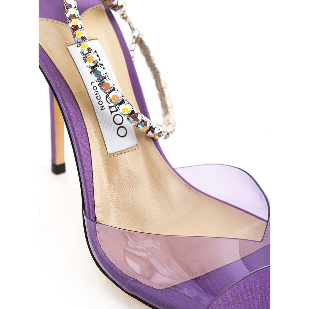 Jimmy Choo Purple Raso Sandal