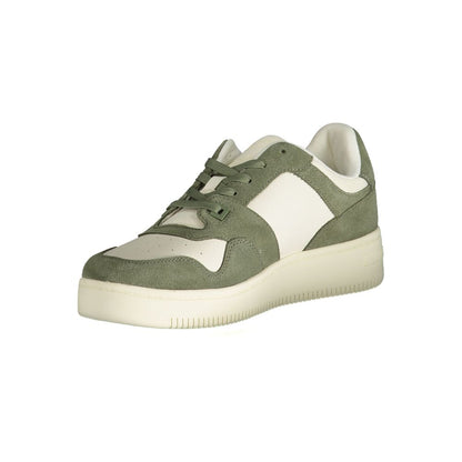 Tommy Hilfiger Green Polyester Sneaker