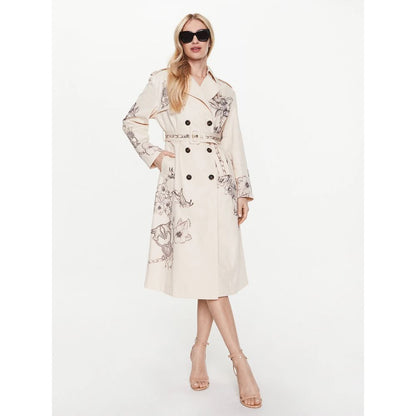 PINKO Beige Cotton Jackets & Coat