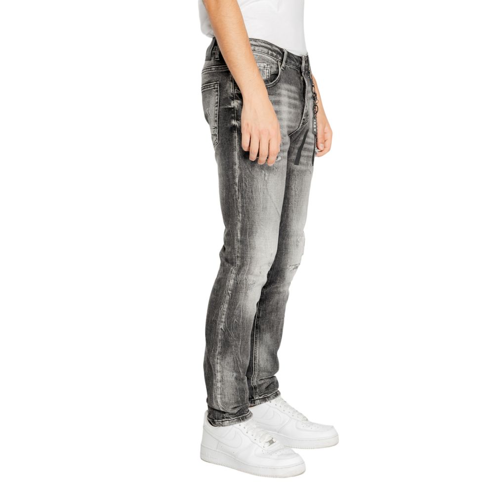 Icon Gray Cotton Jeans & Pant