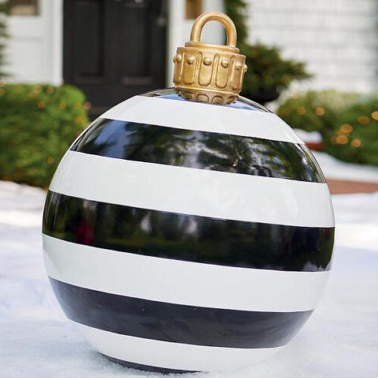 PVC Inflatable Toy Outdoor Fun Ball Christmas Ornament