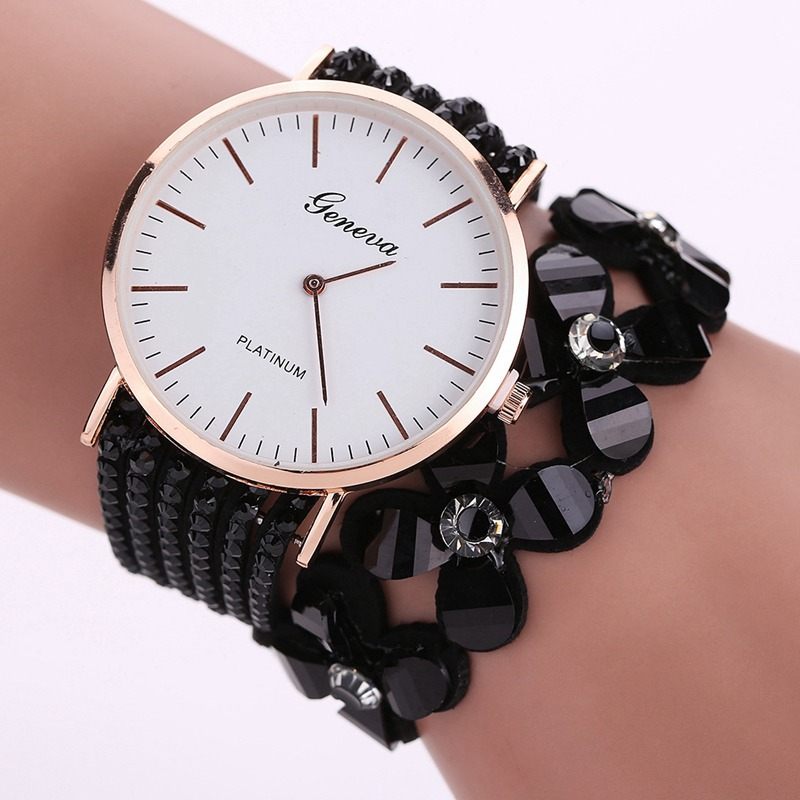 Women's Quartz Crystal and Diamond Watches