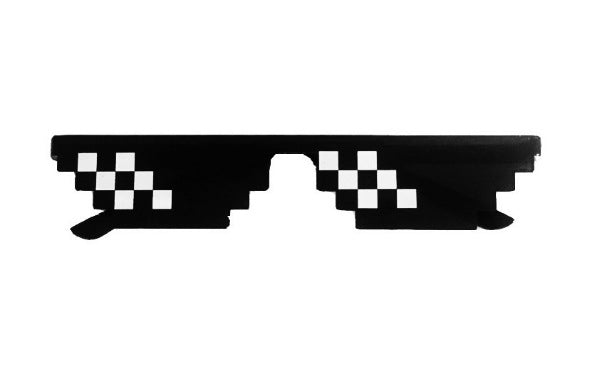 New Mosaic Glasses Personality Pixel Disco Sunglasses