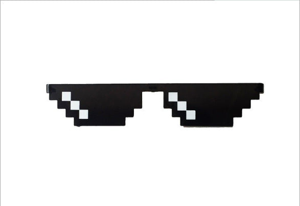 New Mosaic Glasses Personality Pixel Disco Sunglasses