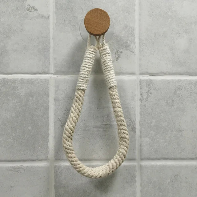 Toilet paper holder, hemp color Beige