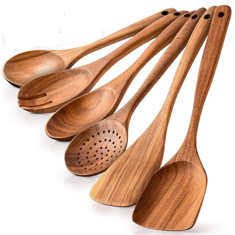 Acacia wood kitchen utensils