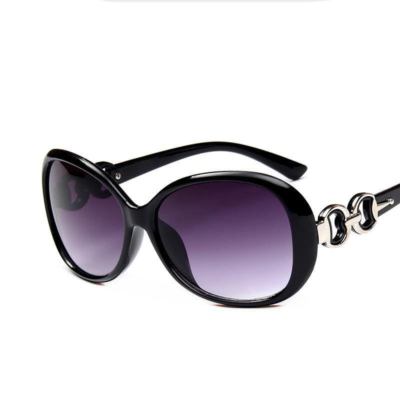 Trendy Sunglasses, European And American Large Frame Gradient Color