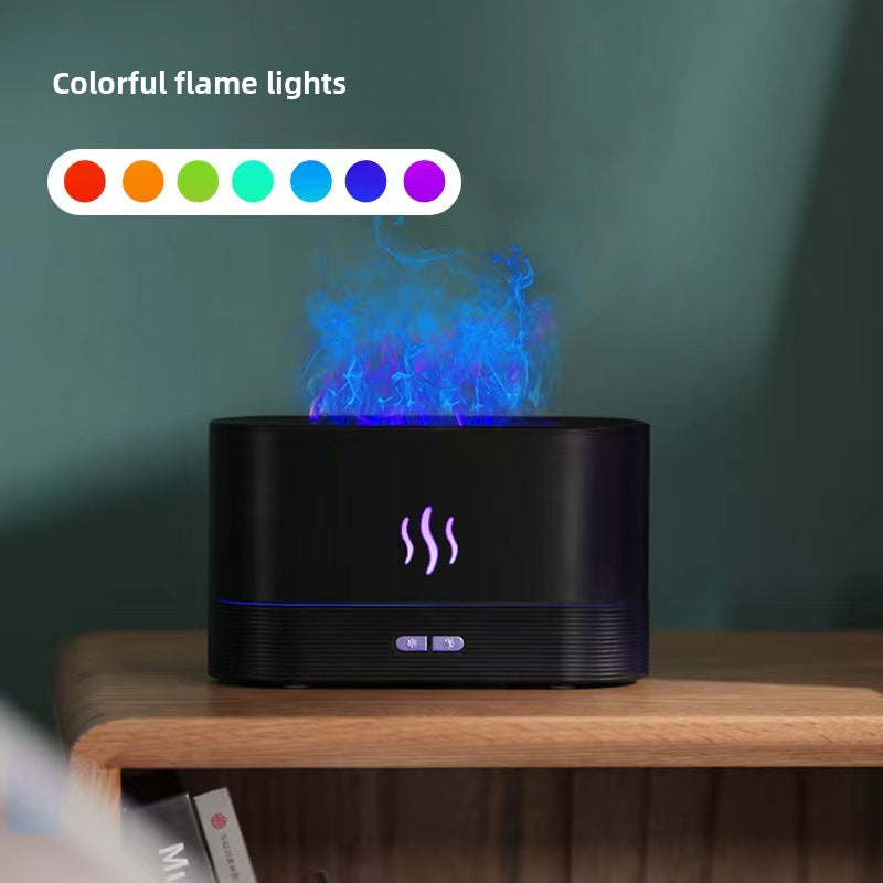 Aromatherapy Flame Therapy Machine Simulation 3D Humidifier