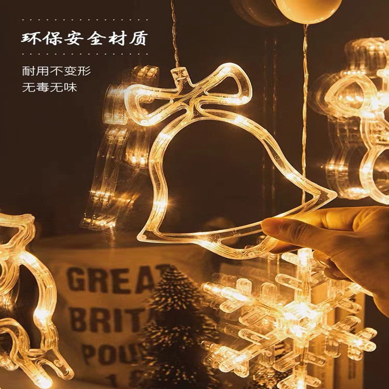 Led Christmas light garland suction cup