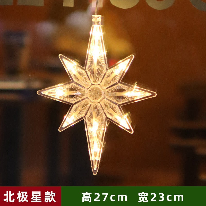 Led Christmas light garland suction cup