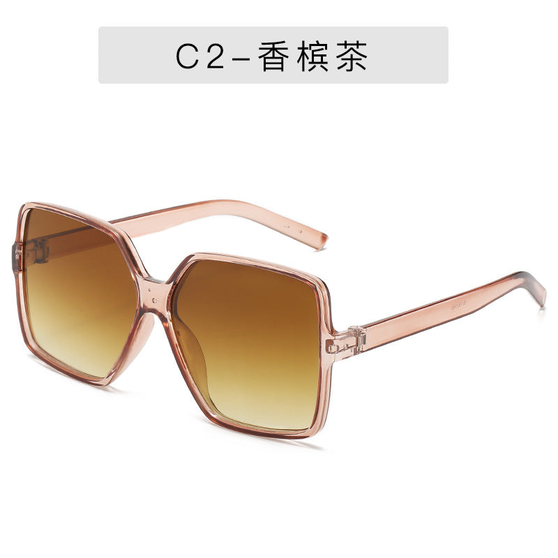 New trend large frame sunglasses