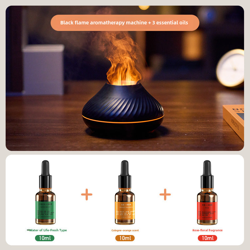 Aromatherapy Flame Therapy Machine Simulation 3D Humidifier