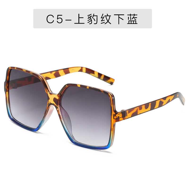 New trend large frame sunglasses