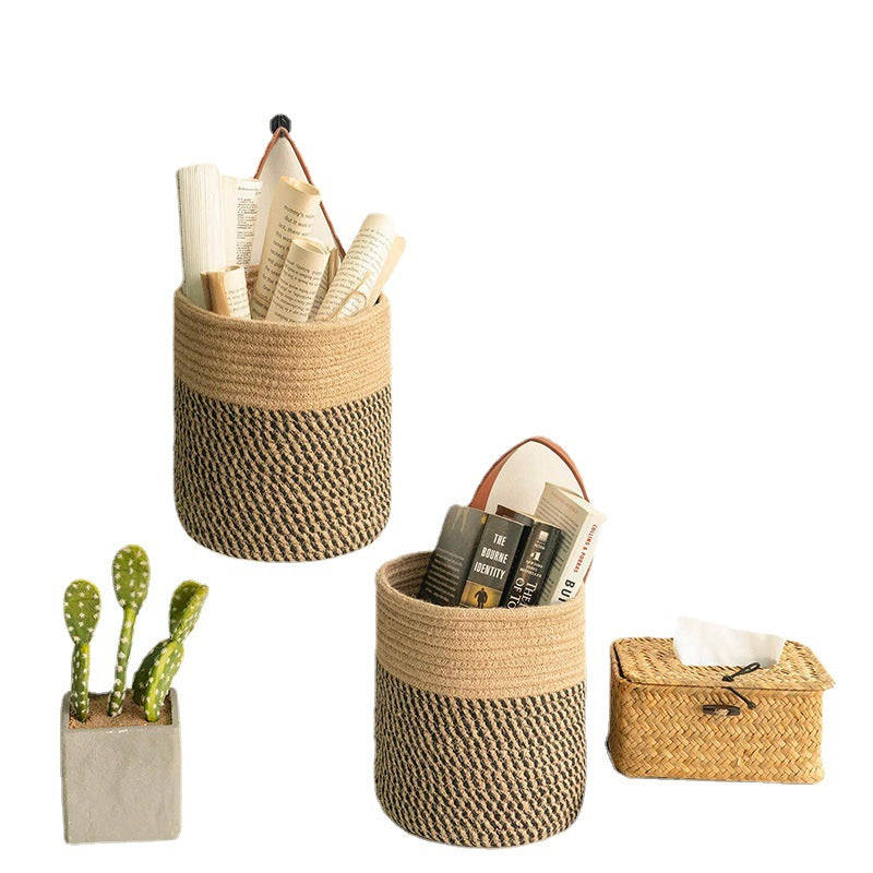 Flower Pot Hanging on the Wall, Handmade Woven Basket