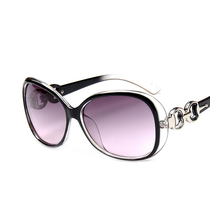 Trendy Sunglasses, European And American Large Frame Gradient Color