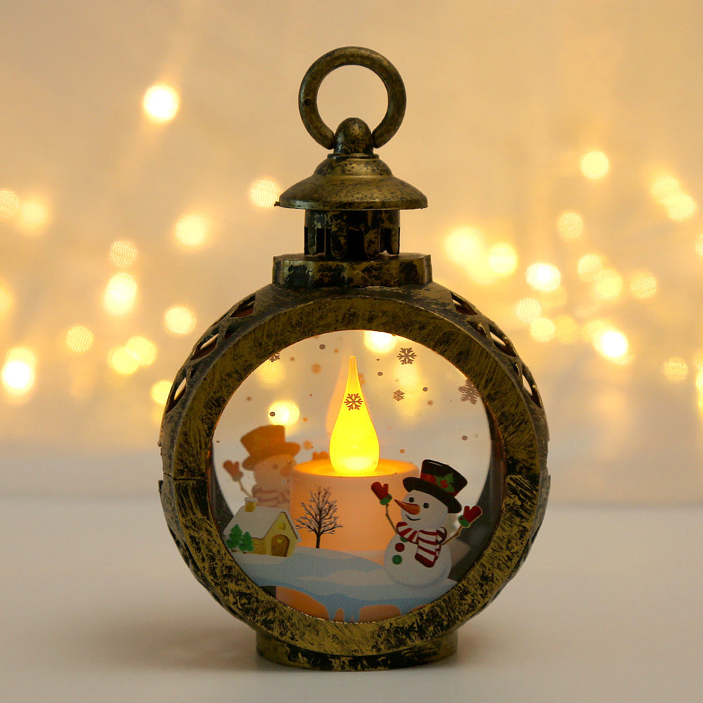 Christmas decorations, twinkle night light, pendant, desk candlestick, window decoration