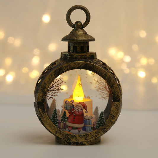 Christmas decorations, twinkle night light, pendant, desk candlestick, window decoration