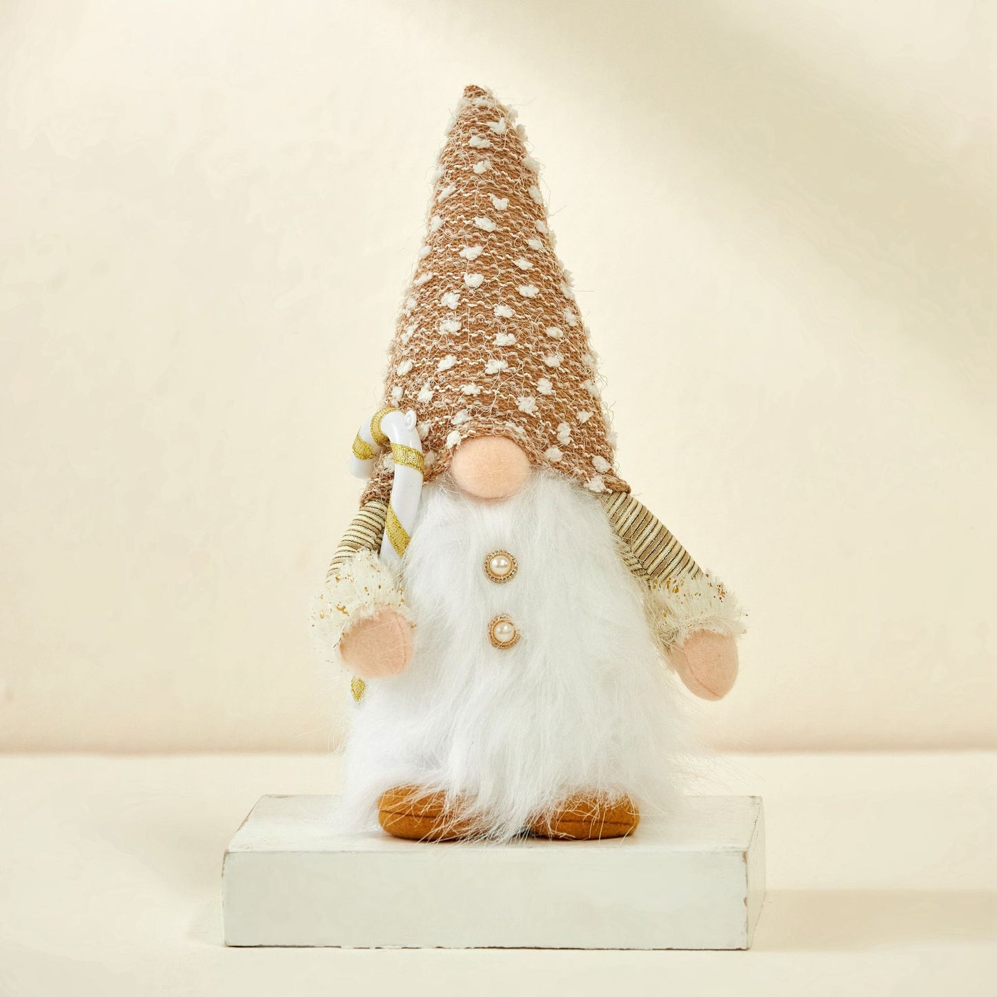 Christmas doll with lights, Santa Claus doll ornament