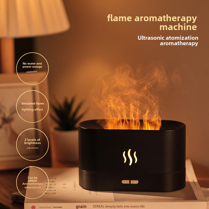 Aromatherapy Flame Therapy Machine Simulation 3D Humidifier