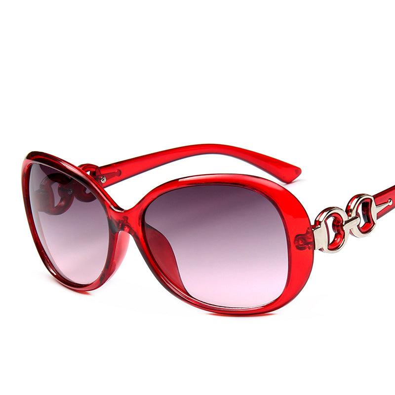 Trendy Sunglasses, European And American Large Frame Gradient Color