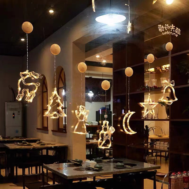 Led Christmas light garland suction cup