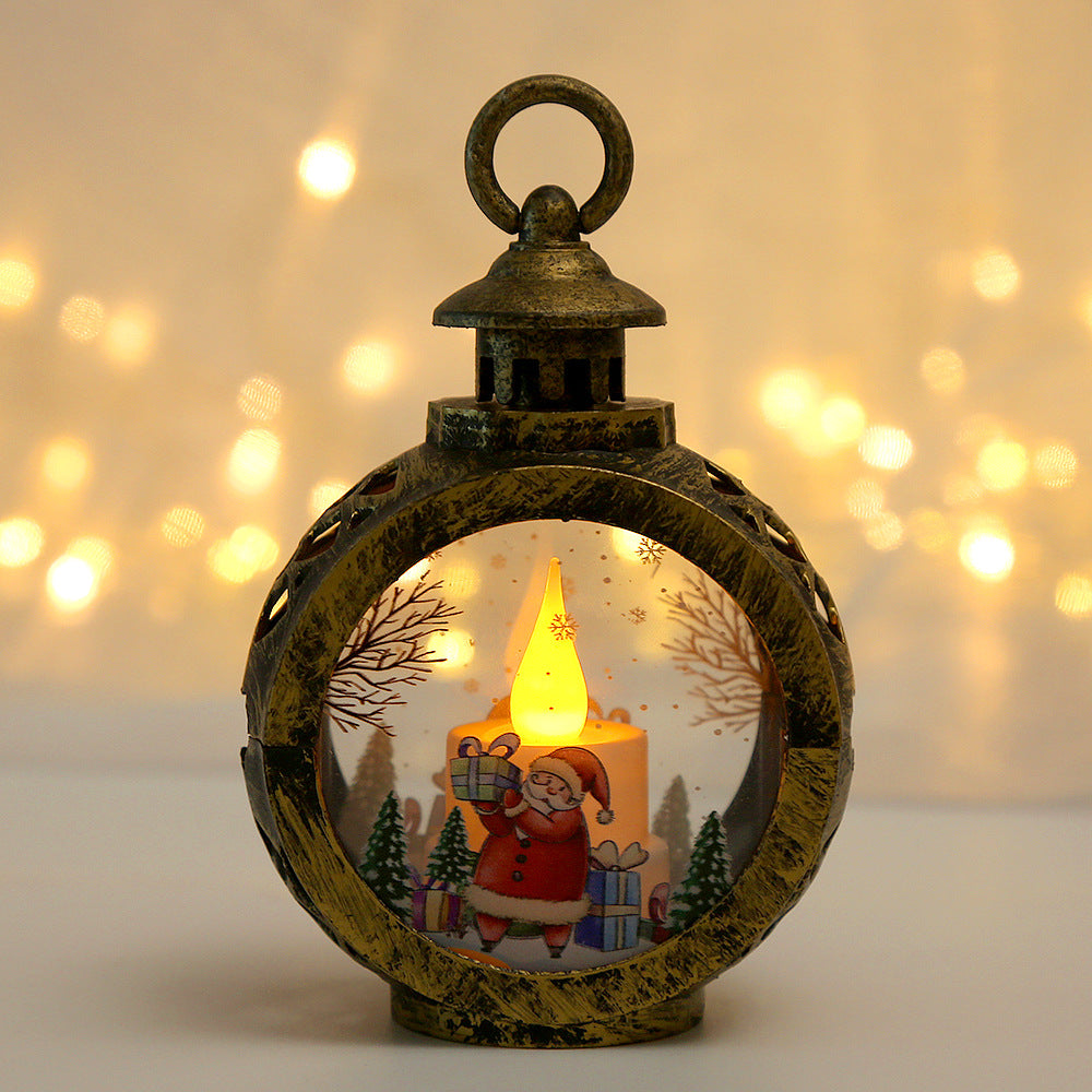 Christmas decorations, twinkle night light, pendant, desk candlestick, window decoration