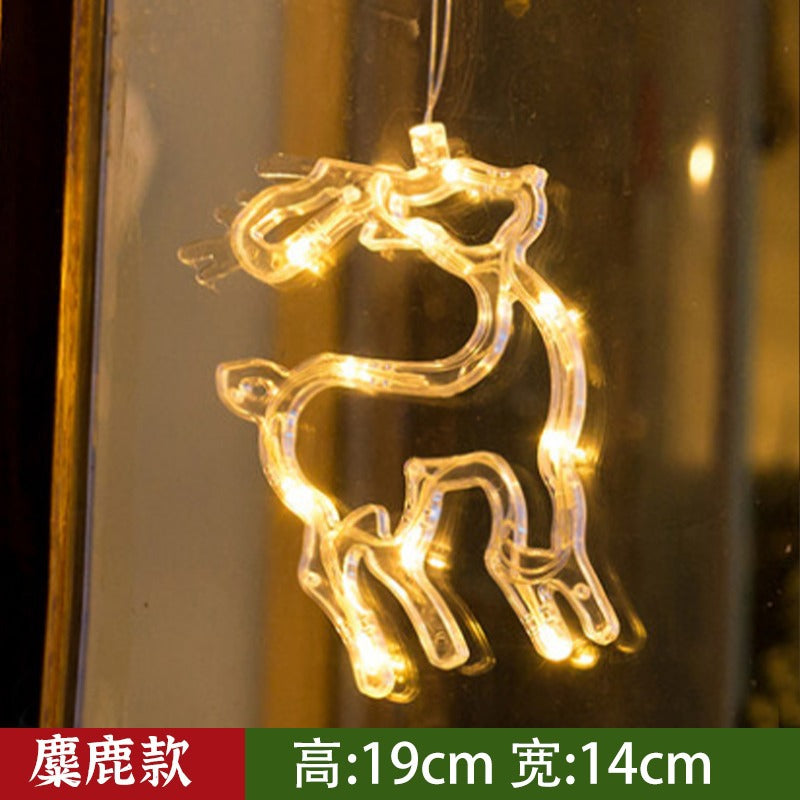 Led Christmas light garland suction cup