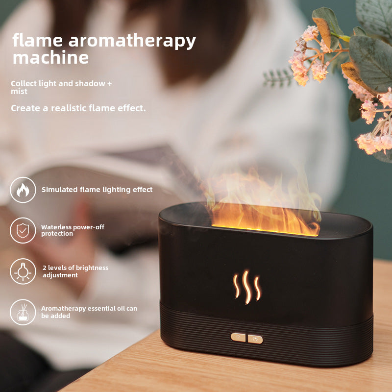 Aromatherapy Flame Therapy Machine Simulation 3D Humidifier